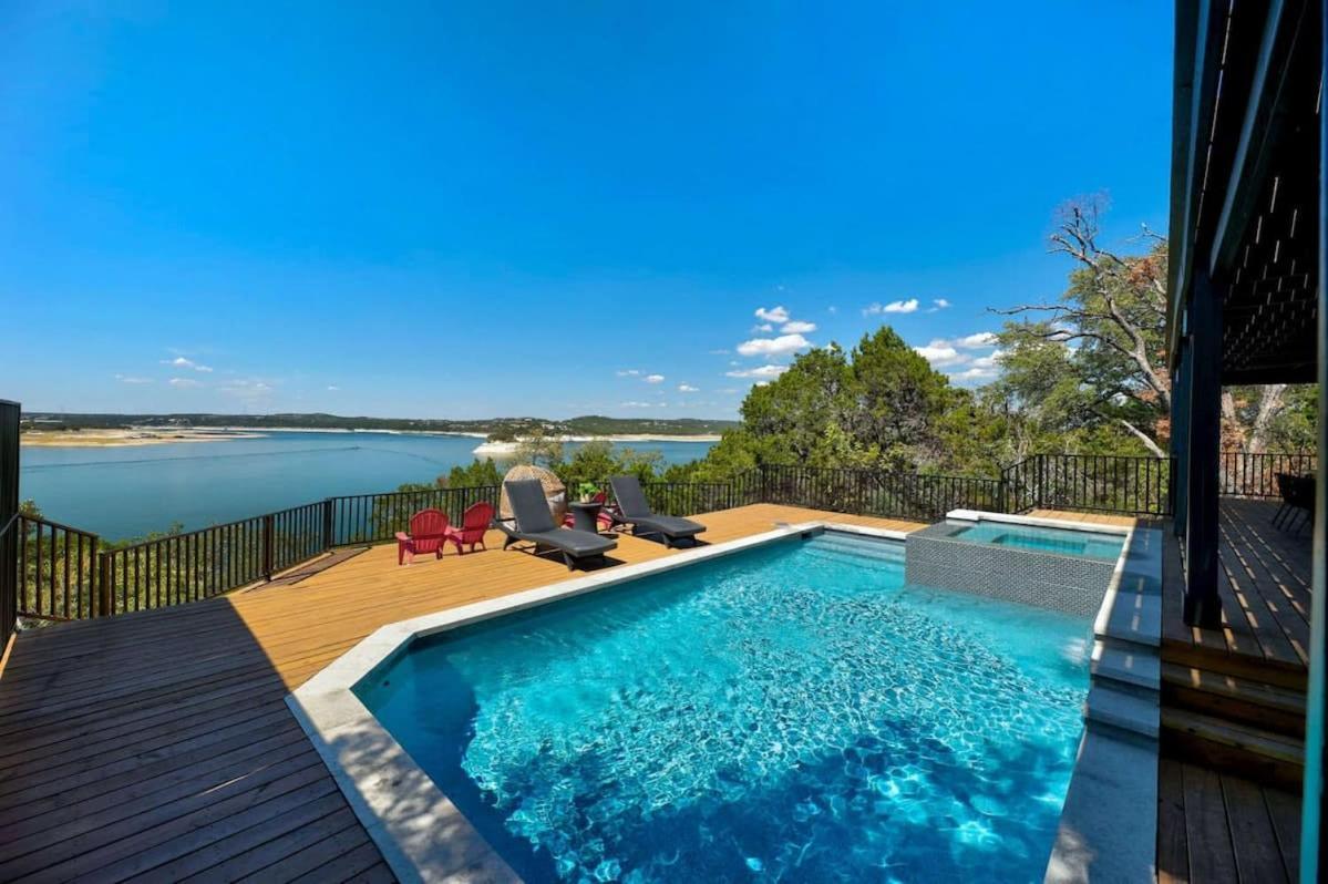 Atlantis On Lake Travis Pool Hot Tub Dock Villa Leander Exterior photo